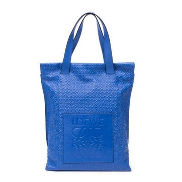Loewe Leather Vertical Anagram Tote
