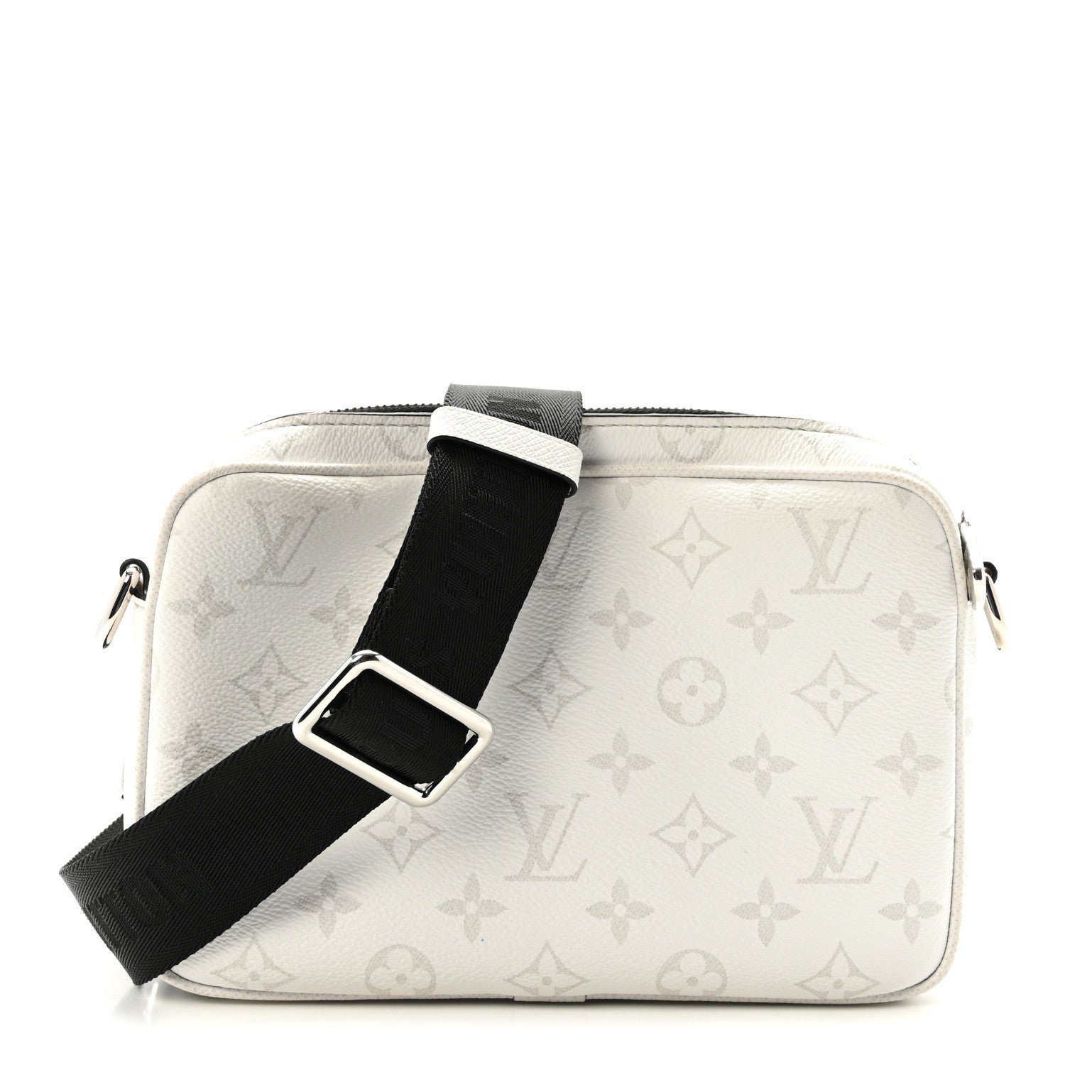Louis Vuitton Taiga Monogram Alpha Messenger  Optic White