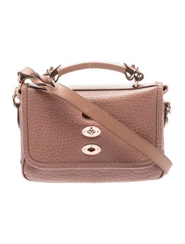 Leather Top Handle Bag