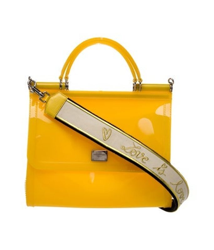 Dolce & Gabbana Gabbana Pvc Top Handle Bag