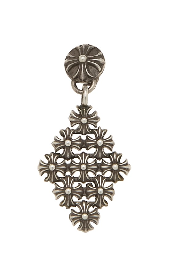 Chrome Hearts Sterling Silver Chain Maille Earring