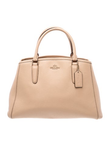Leather Top Handle Bag