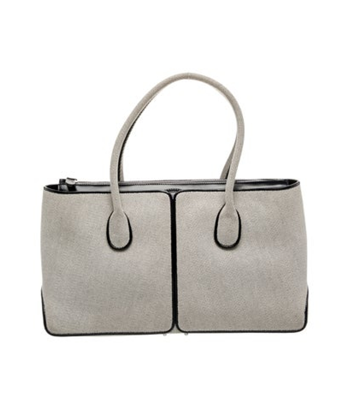 Tod's S Canvas Top Handle Bag