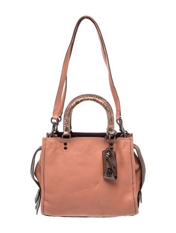 Leather Top Handle Bag