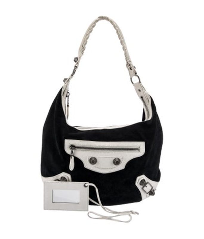 Balenciaga Suede Hobo Bag Large Vintage