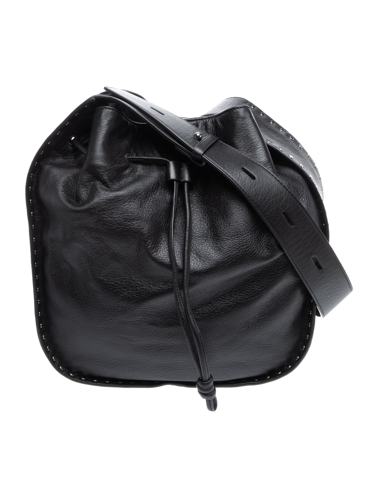 Leather Bucket Bag
