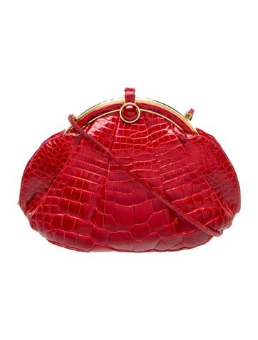 Judith Leiber Alligator Minaudière