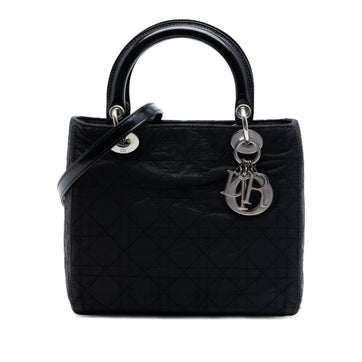 Nylon Medium Nylon Cannage Lady Dior