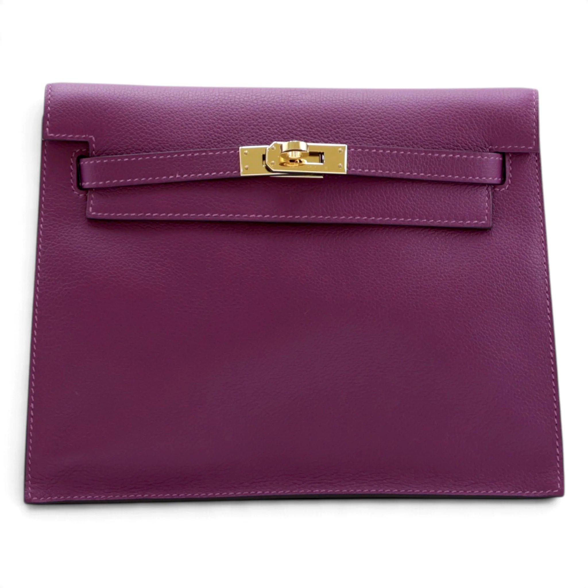 Very Good ( Rank A) HERMÈS Kelly Danse Anemone (P9) Evercolor Gold hardware D (2019)