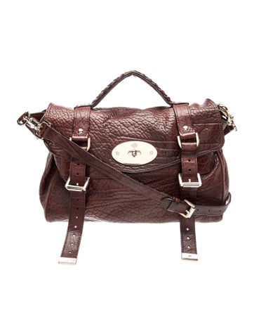 Leather Top Handle Bag