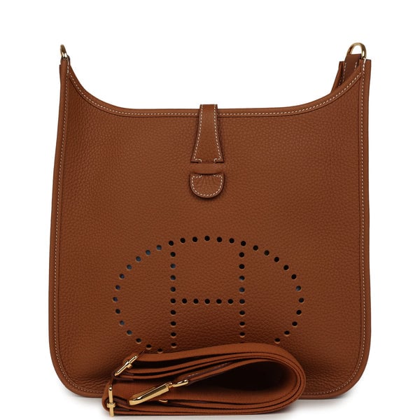 Hermes Evelyne III PM Gold Clemence Gold Hardware