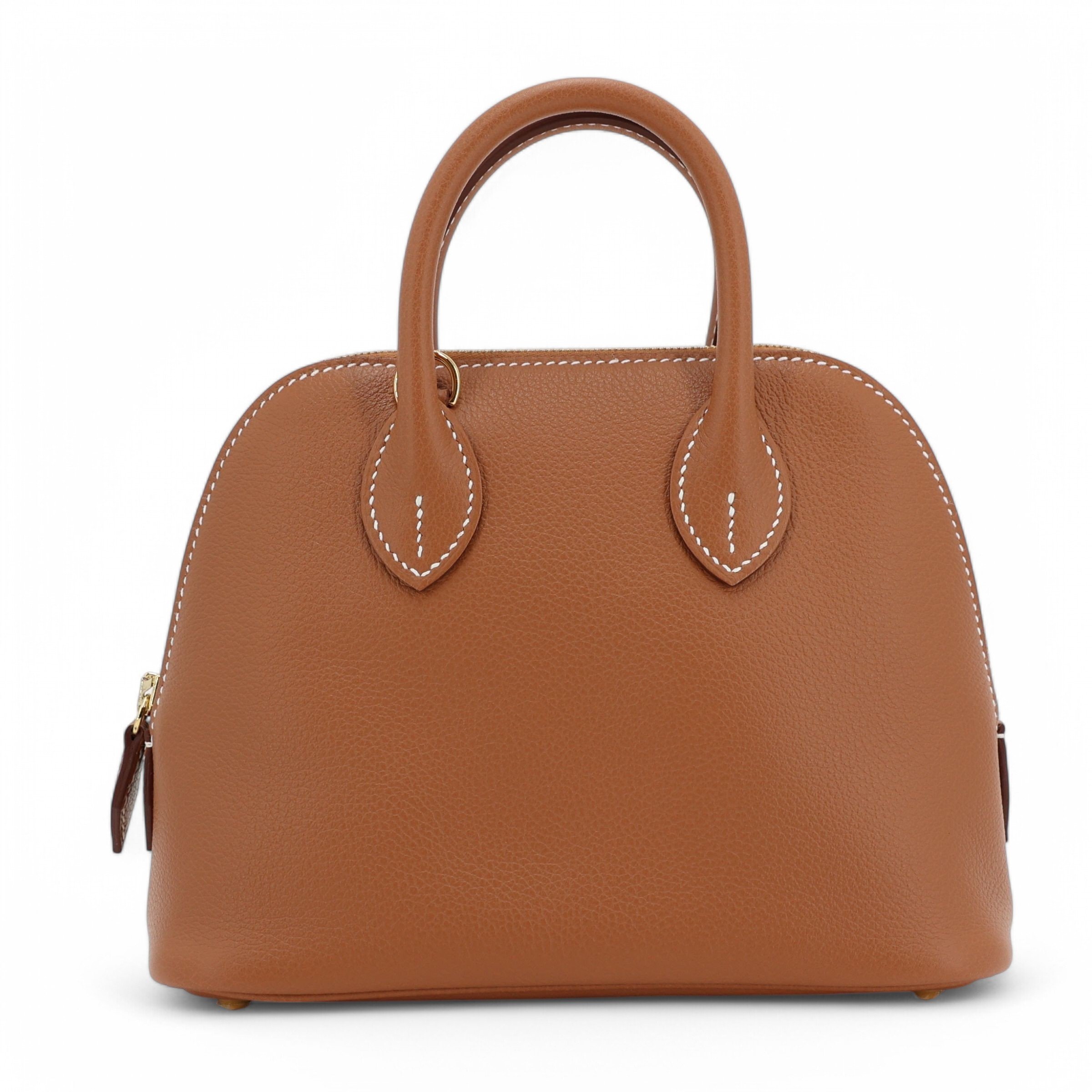 Hermes Brand New ( Rank N ) HERMÈS Mini Bolide 1923 Gold (37) Evercolor Gold hardware W (2024)