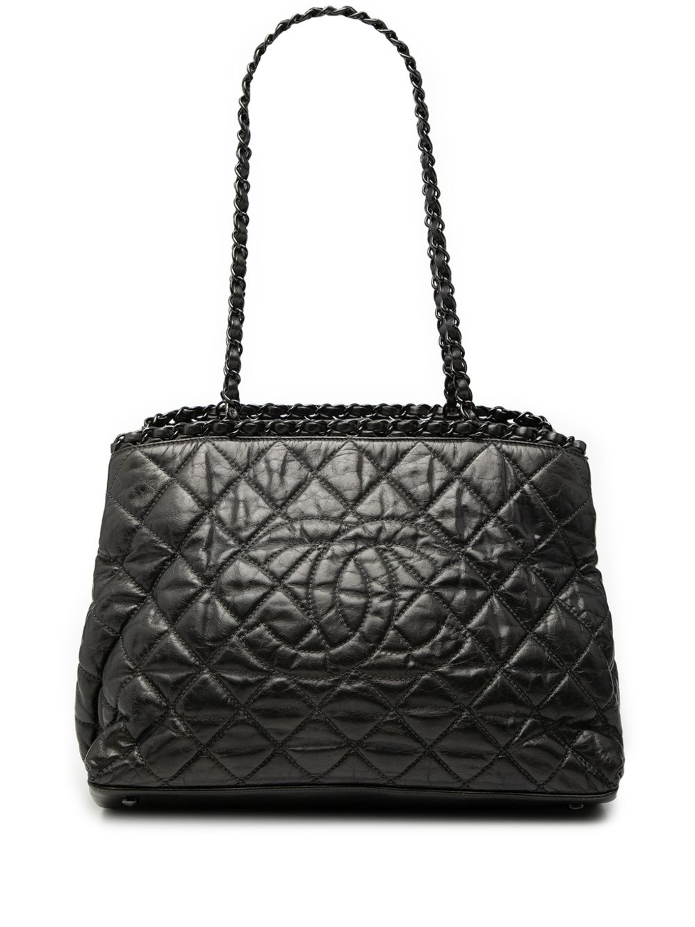 2010-2011 Small Quilted Calfskin Chain Me tote bag