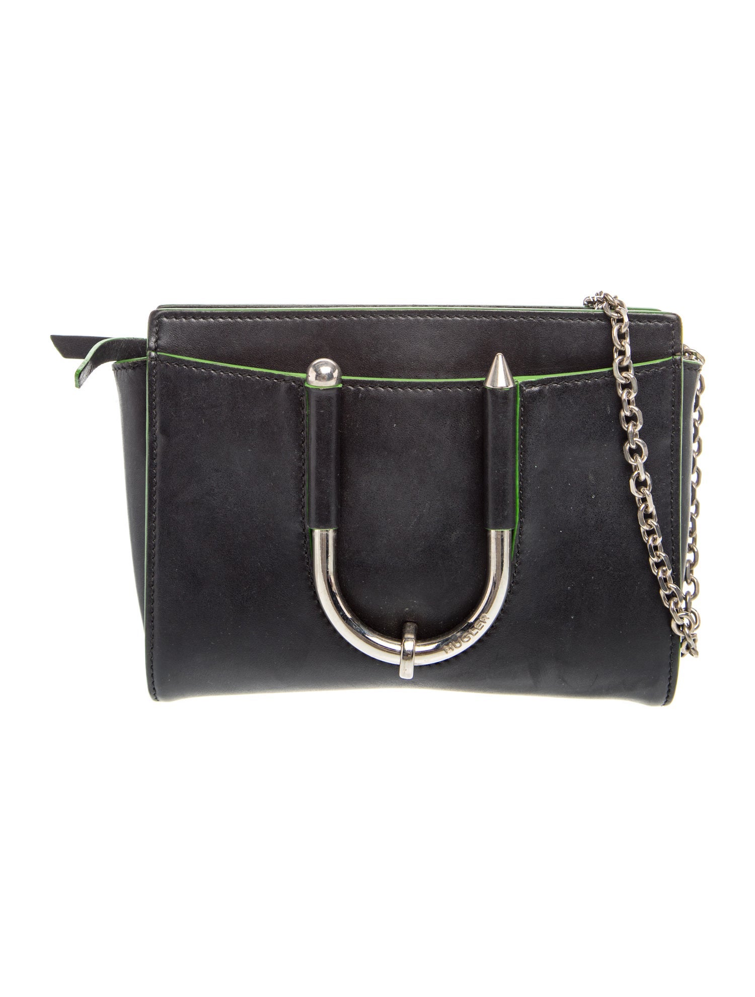 Mugler Leather Crossbody Bag