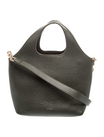 Leather Top Handle Bag