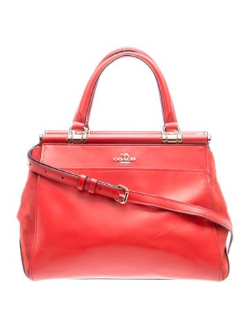 Leather Top Handle Bag