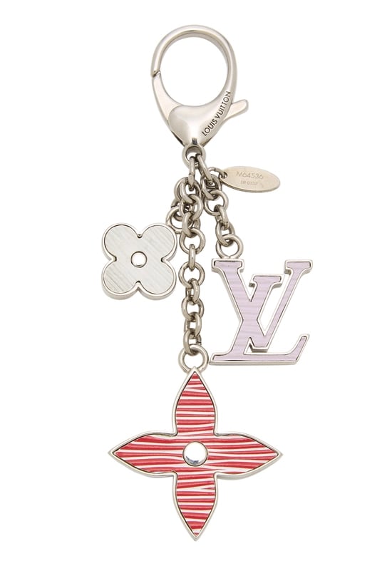 Multicolor SIlver Fleur d'Epi Bag Charm BB