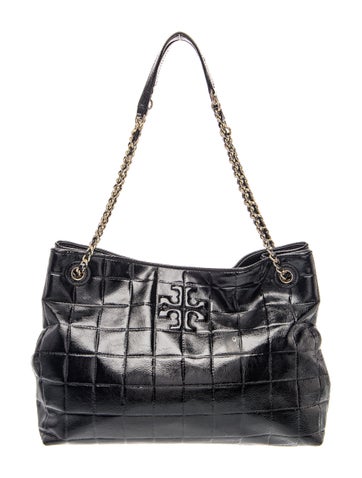 Patent Leather Top Handle Bag