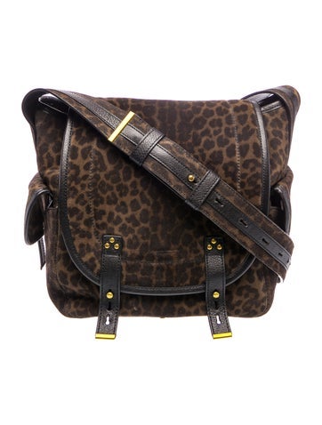 Suede Messenger Bag