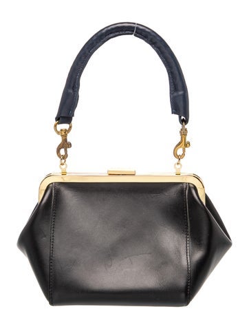 Leather Top Handle Bag