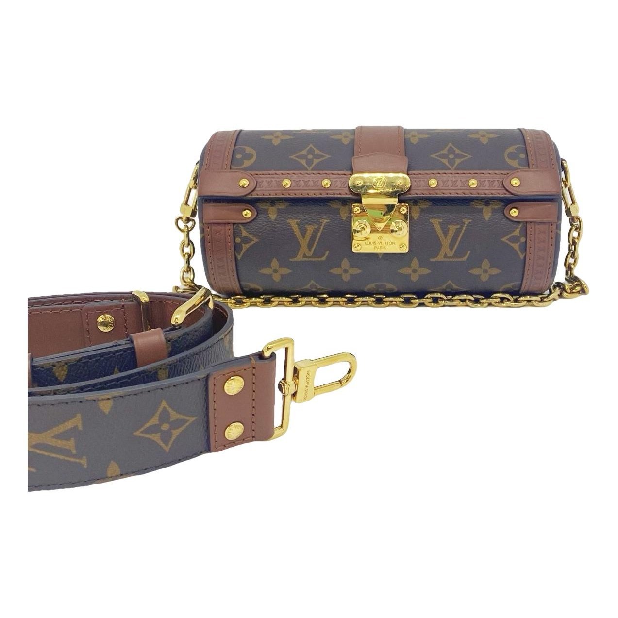 Papillon Trunk leather handbag