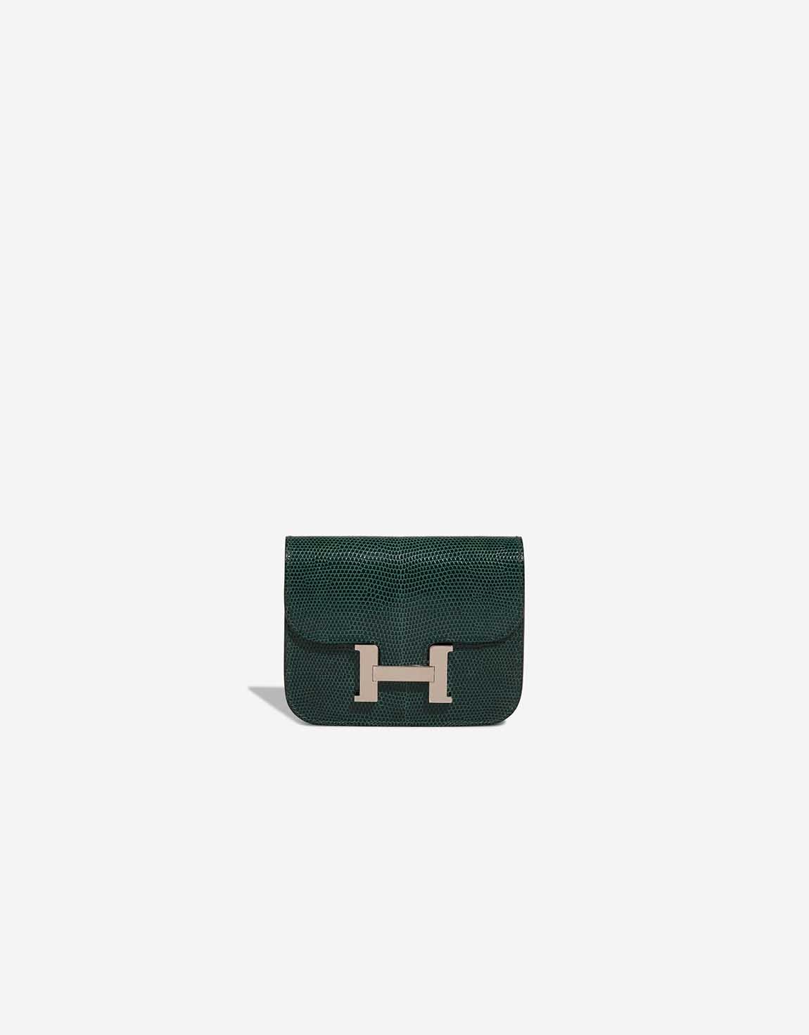 Hermes 
		Constance Slim Wallet Niloticus Lizard Vert Cyprès    