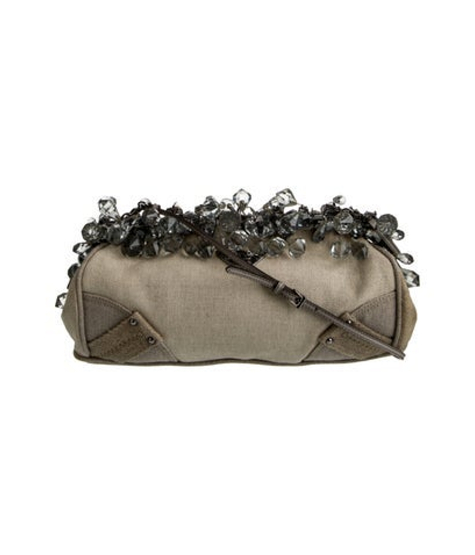 Prada Canvas Shoulder Bag