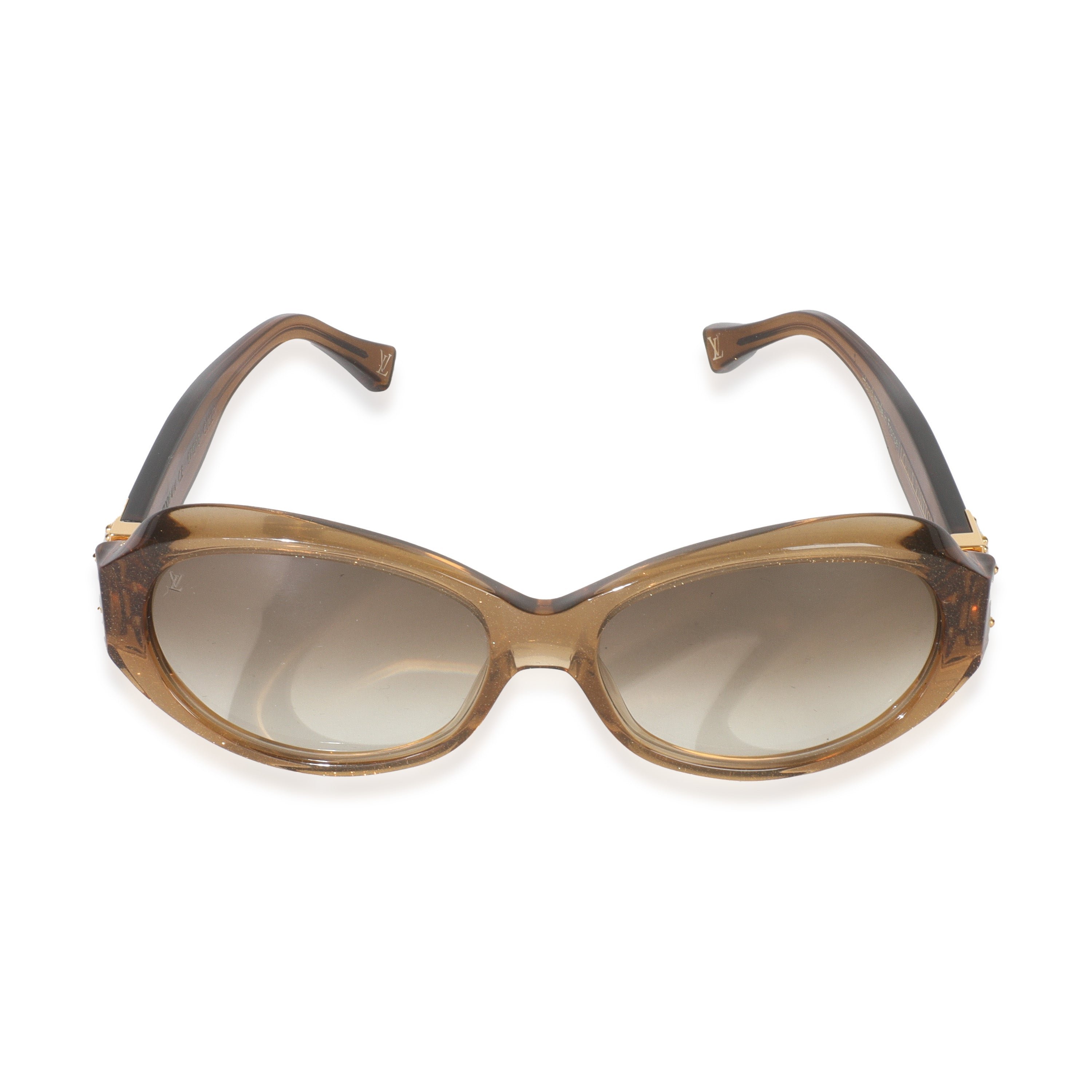 Louis Vuitton Brown Glitter Acetate Soupcon Sunglasses