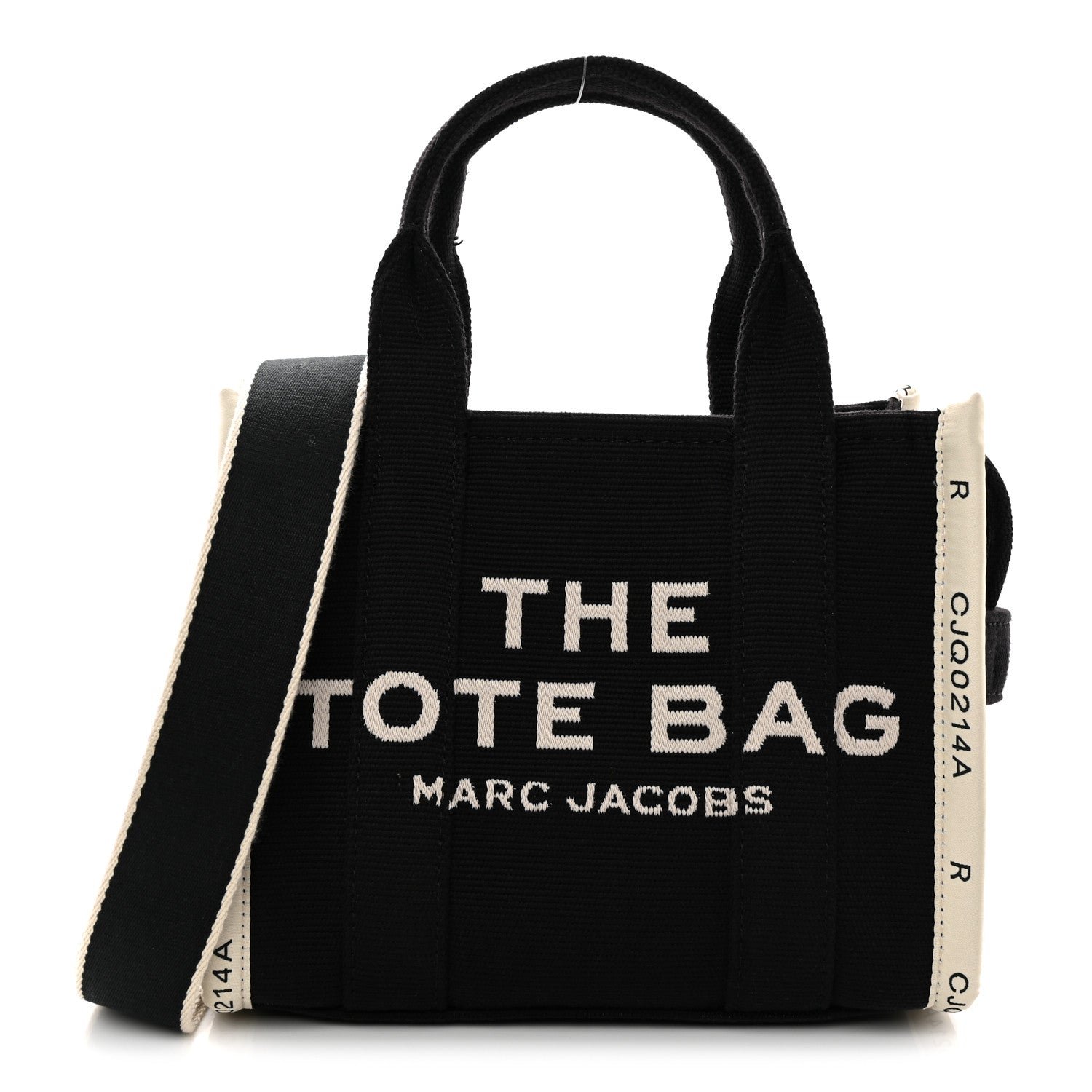 Marc Jacobs Marc Jacobs Cotton Canvas The Jacquard Tote Bag Black
