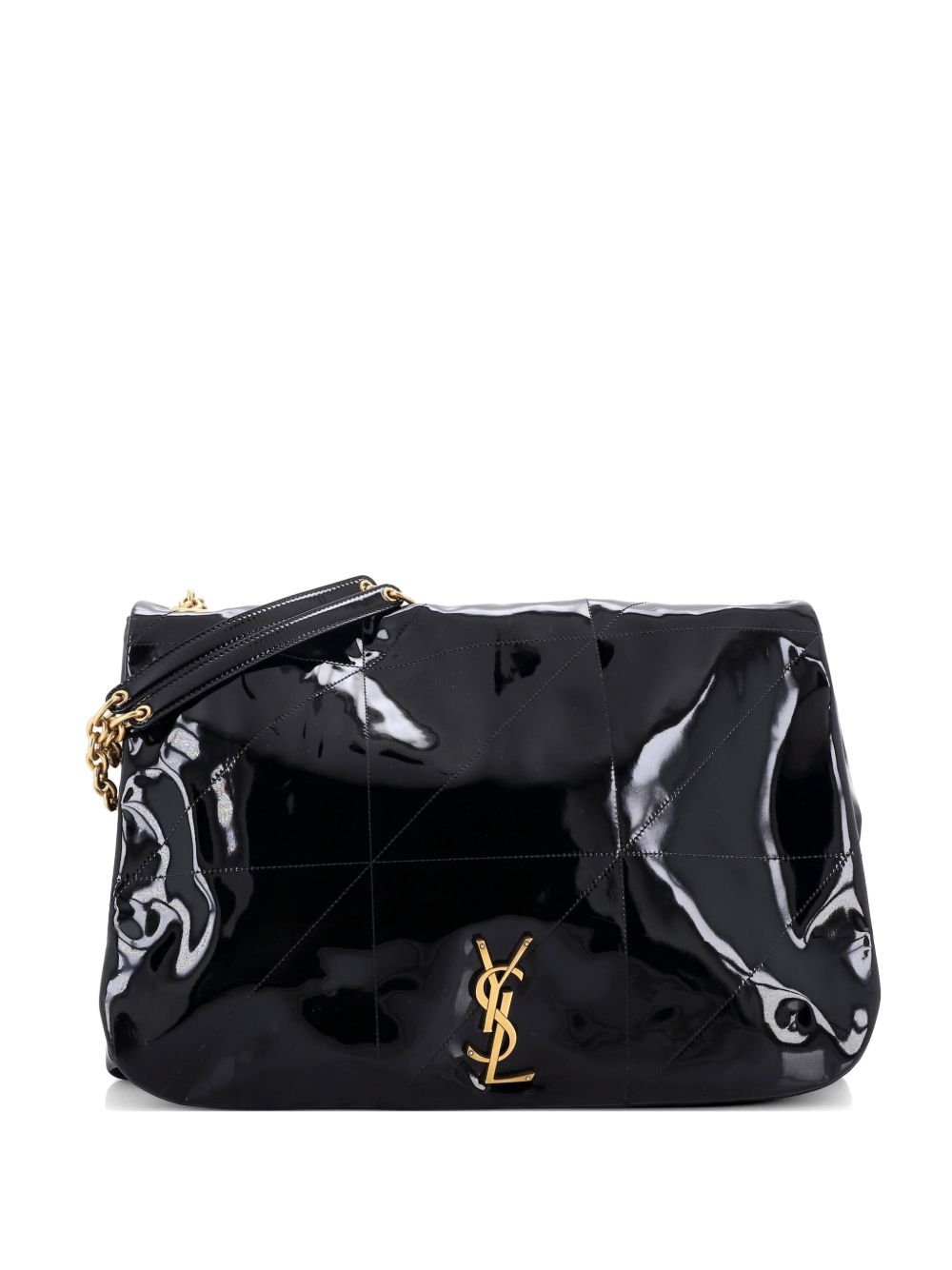 Jamie 4.3 Quilted Patent Large shoulder bag