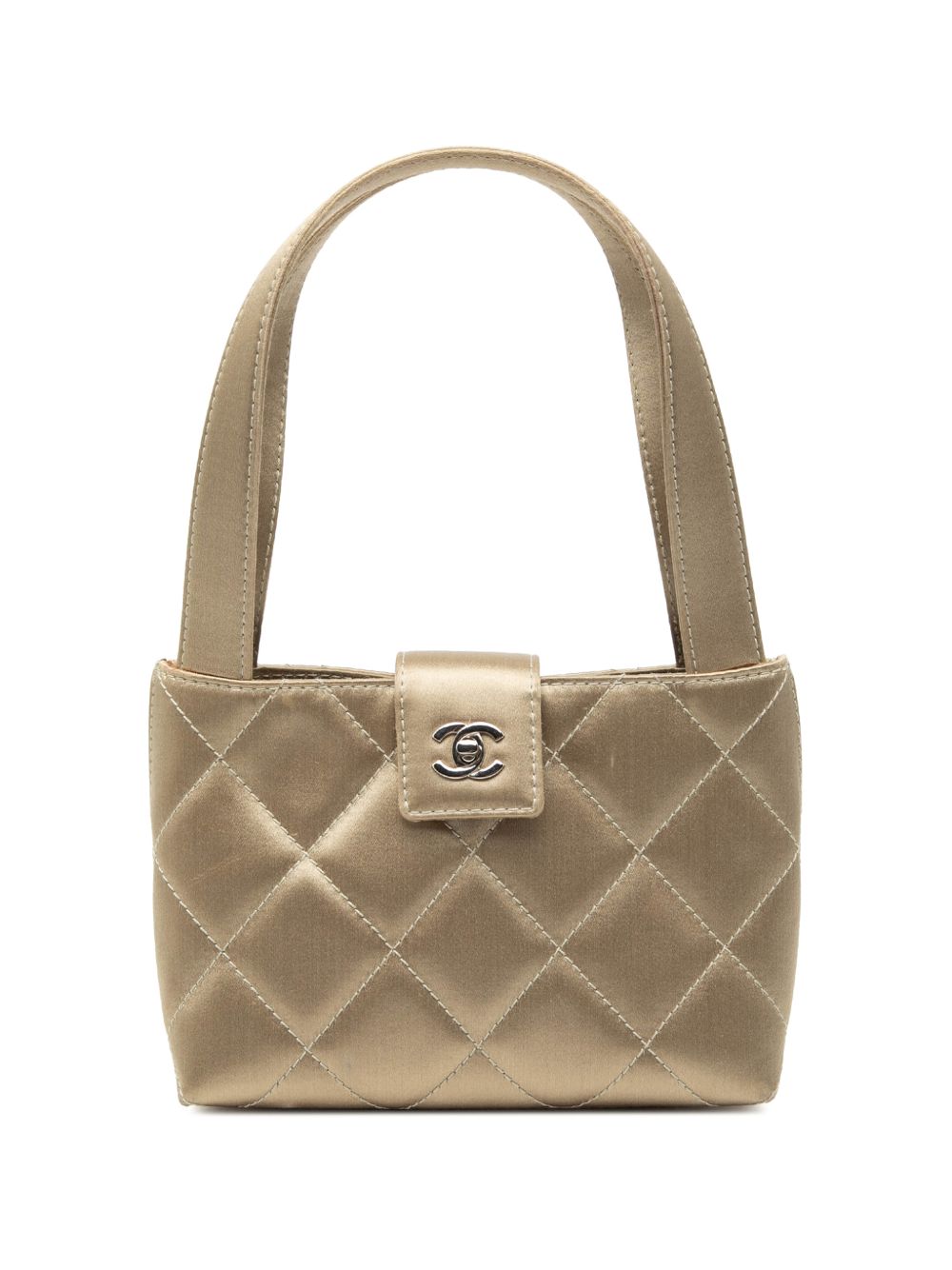 2000-2002 CC Quilted Satin handbag