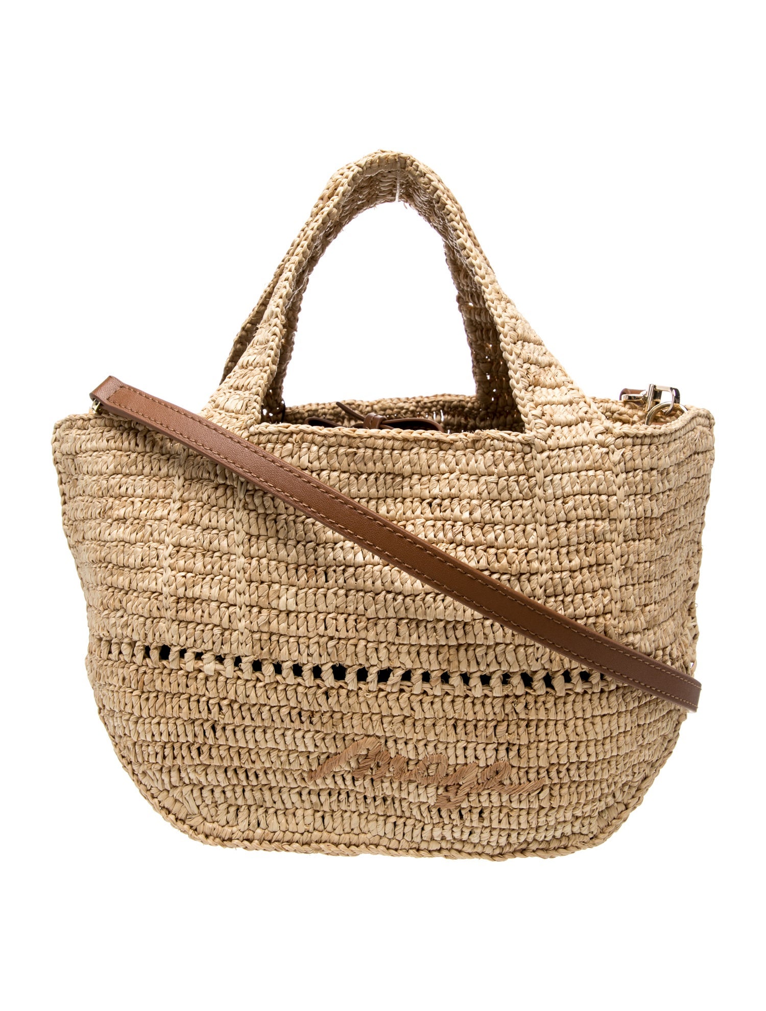 Raffia Crossbody Bag w/ Tags