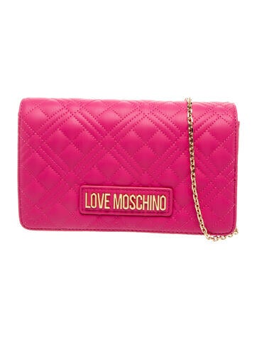 Moschino Leather Clutch w/ Tags