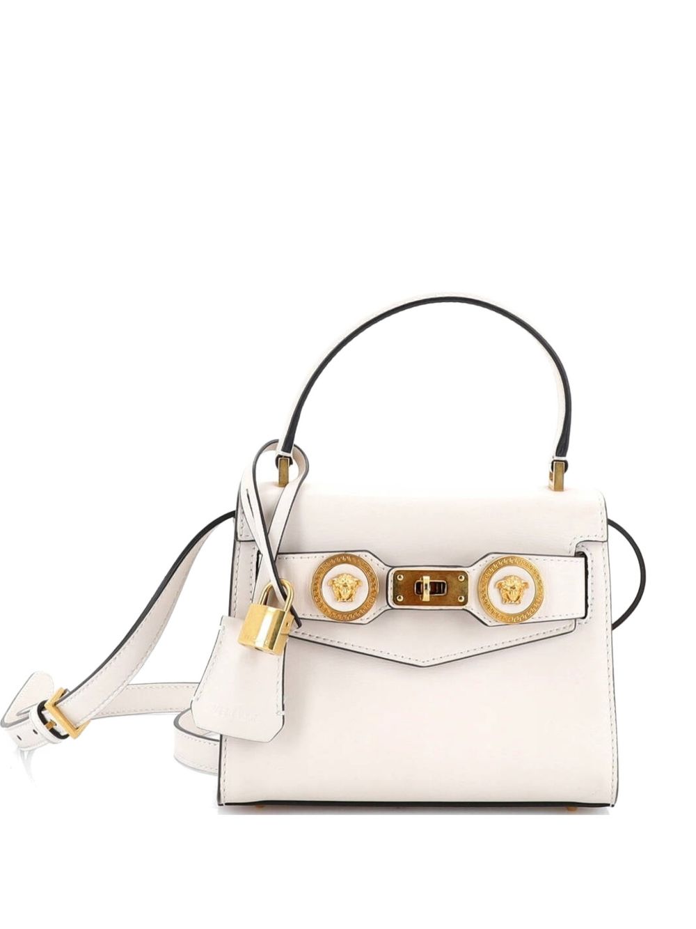 Icon Convertible Top Handle Bag Leather Mini satchel