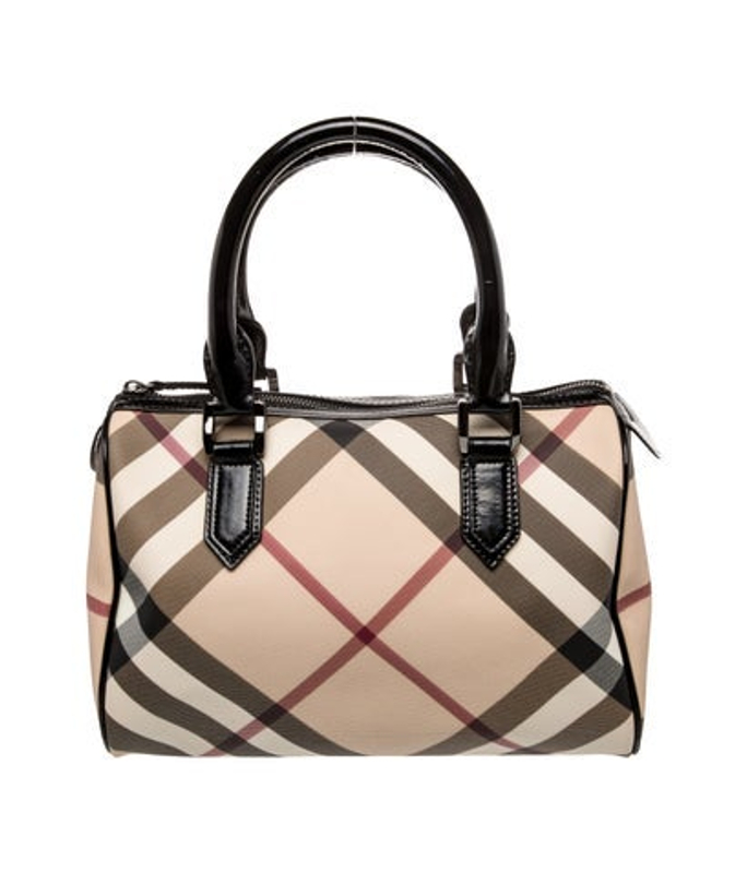 Burberry Nova Check Top Handle Bag