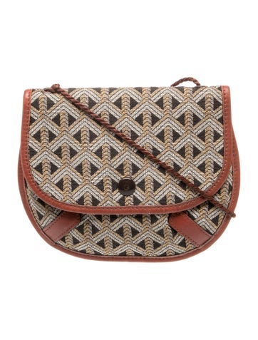 Goyard Canvas Crossbody Bag Vintage
