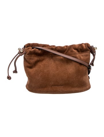 Suede Bucket Bag