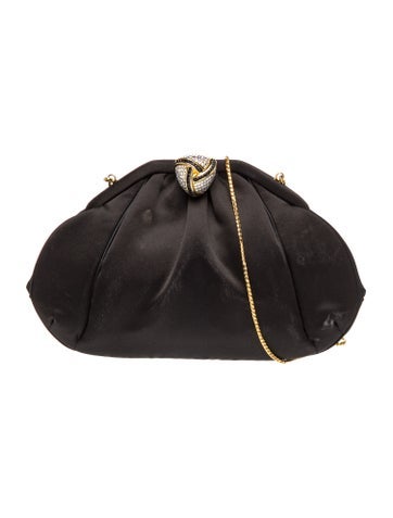 Judith Leiber Satin Clutch