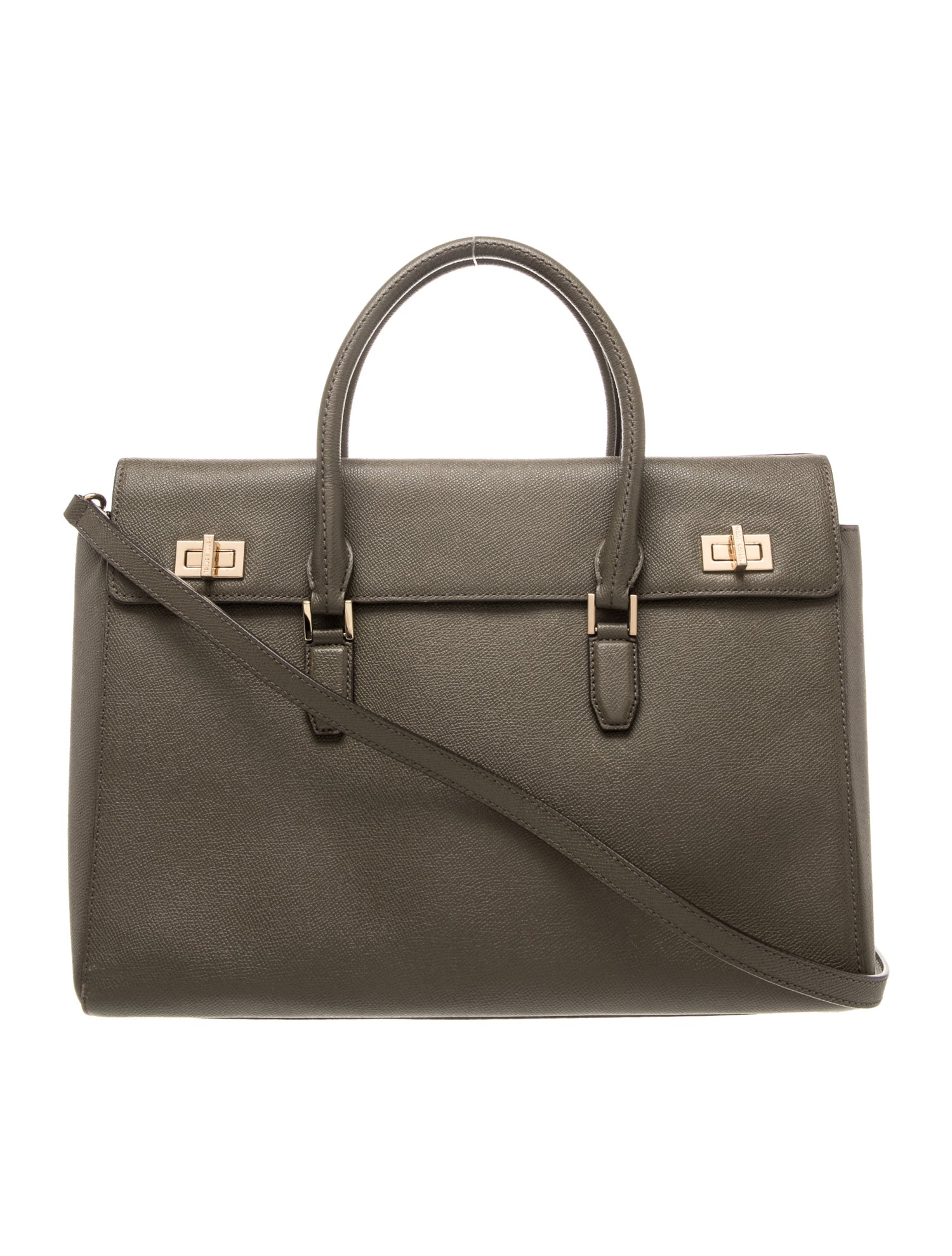 Leather Top Handle Bag