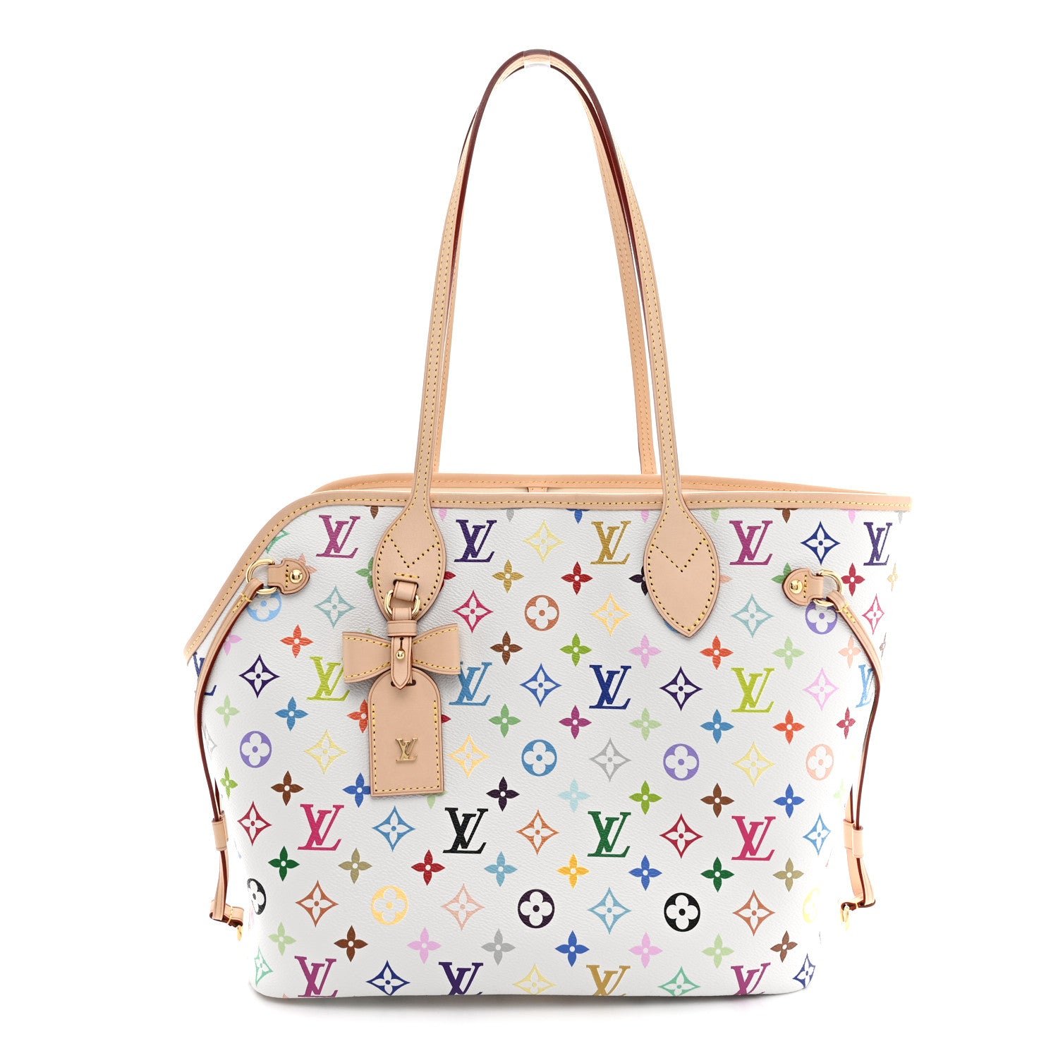 Louis Vuitton LV x TM Monogram Multicolor Neverwoof MM White