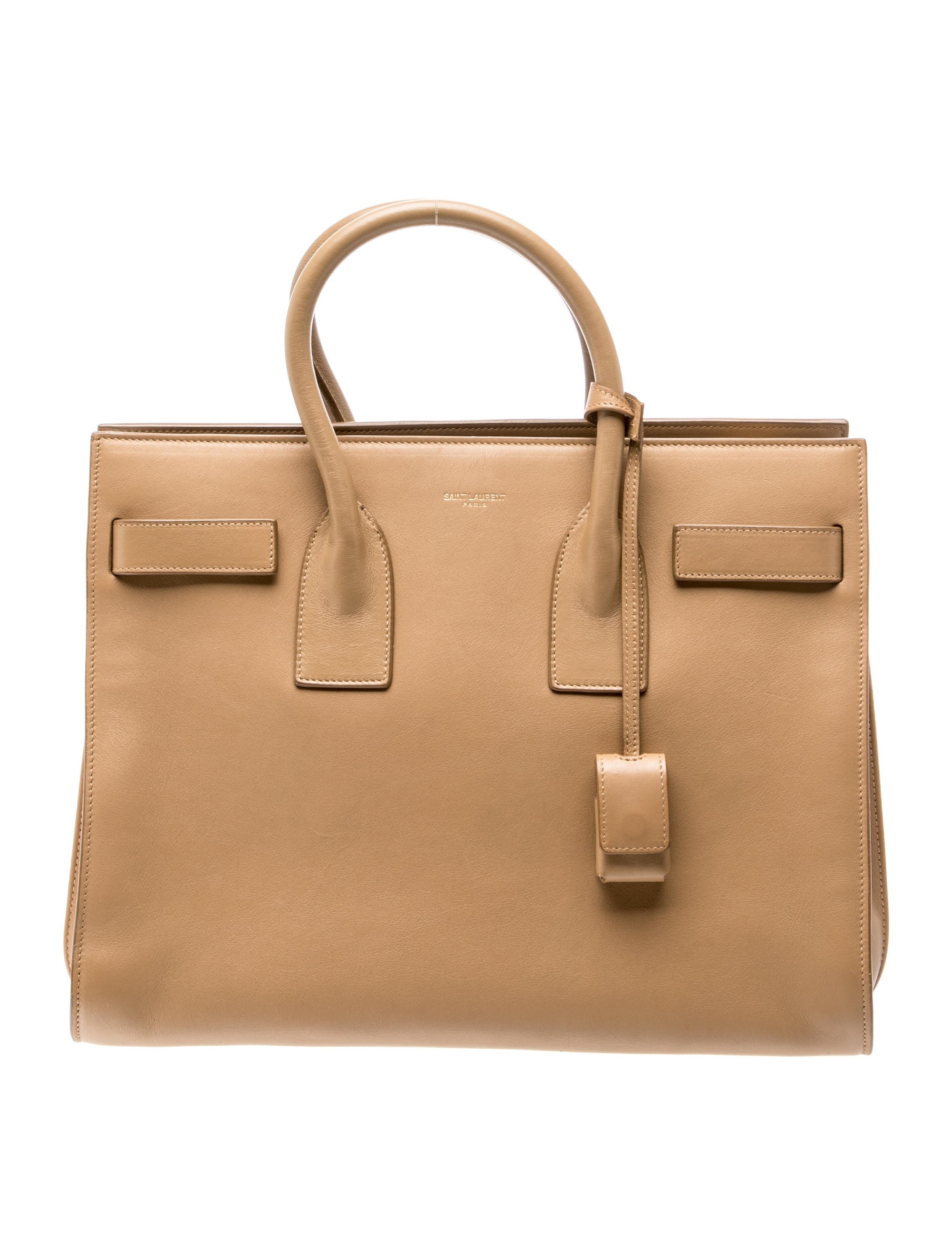 Saint Laurent Leather Sac De Jour Small