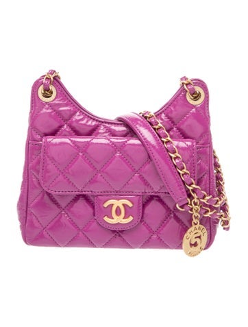 Small Wavy CC Hobo