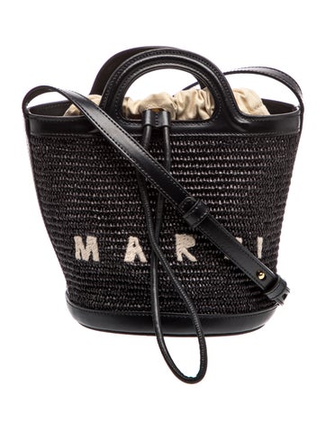 Straw Bucket Bag