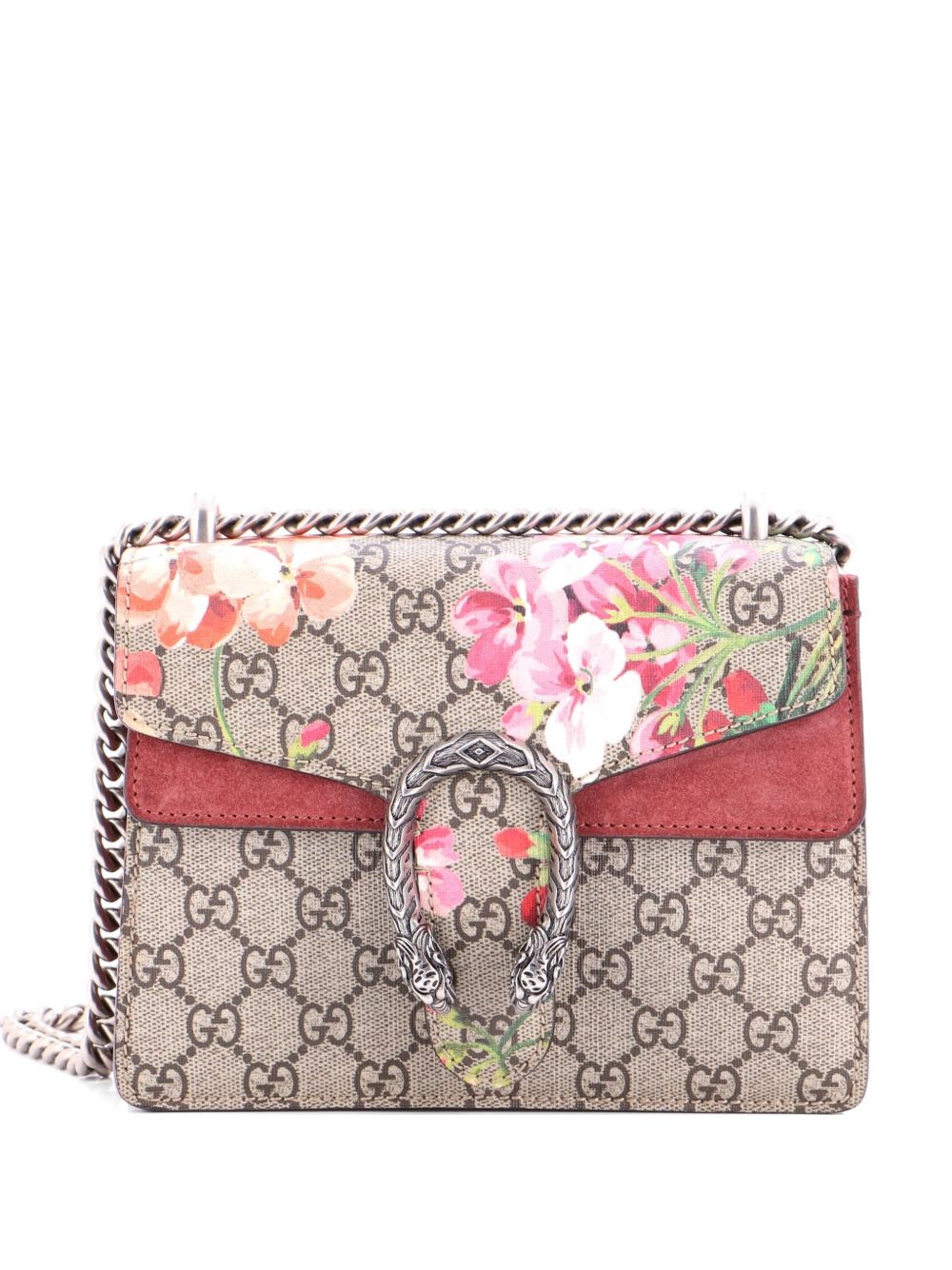 Dionysus Bag Blooms Print GG Coated Canvas Mini shoulder bag