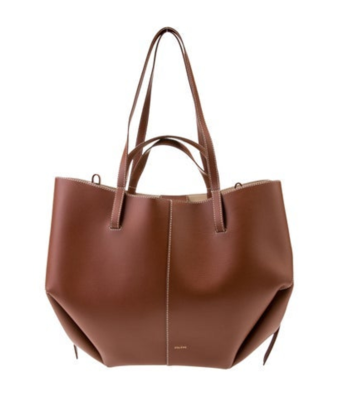 Polene Leather Shoulder Bag