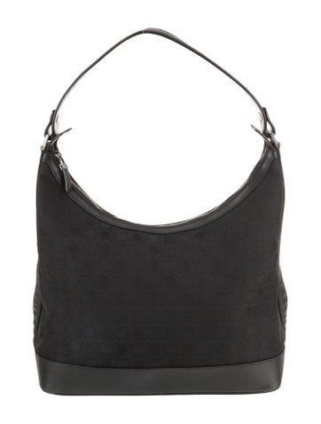 Salvatore Ferragamo Canvas Shoulder Bag