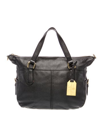 Leather Top Handle Bag