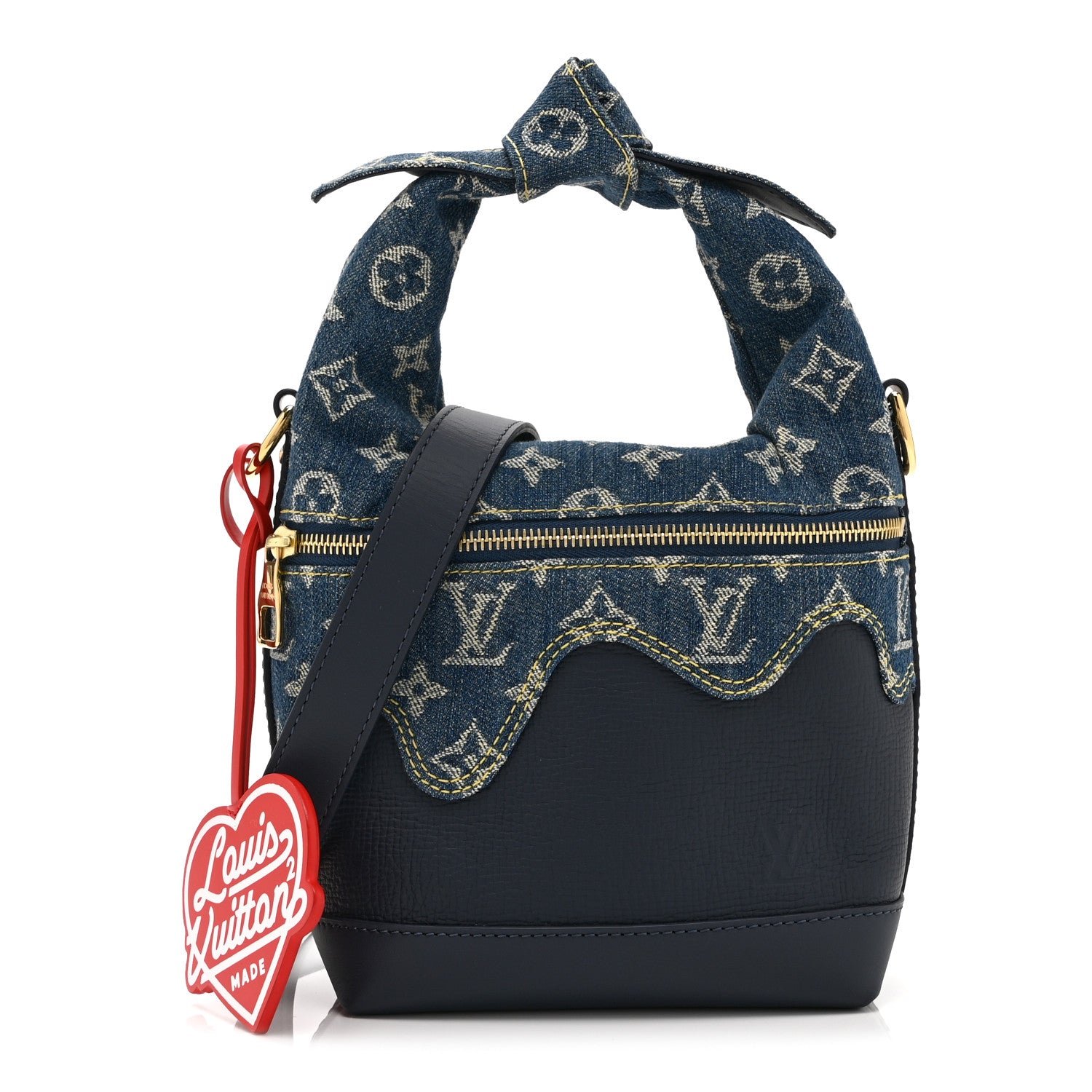 Louis Vuitton X NIGO Taurillon Monogram Denim Japanese Cruiser Blue
