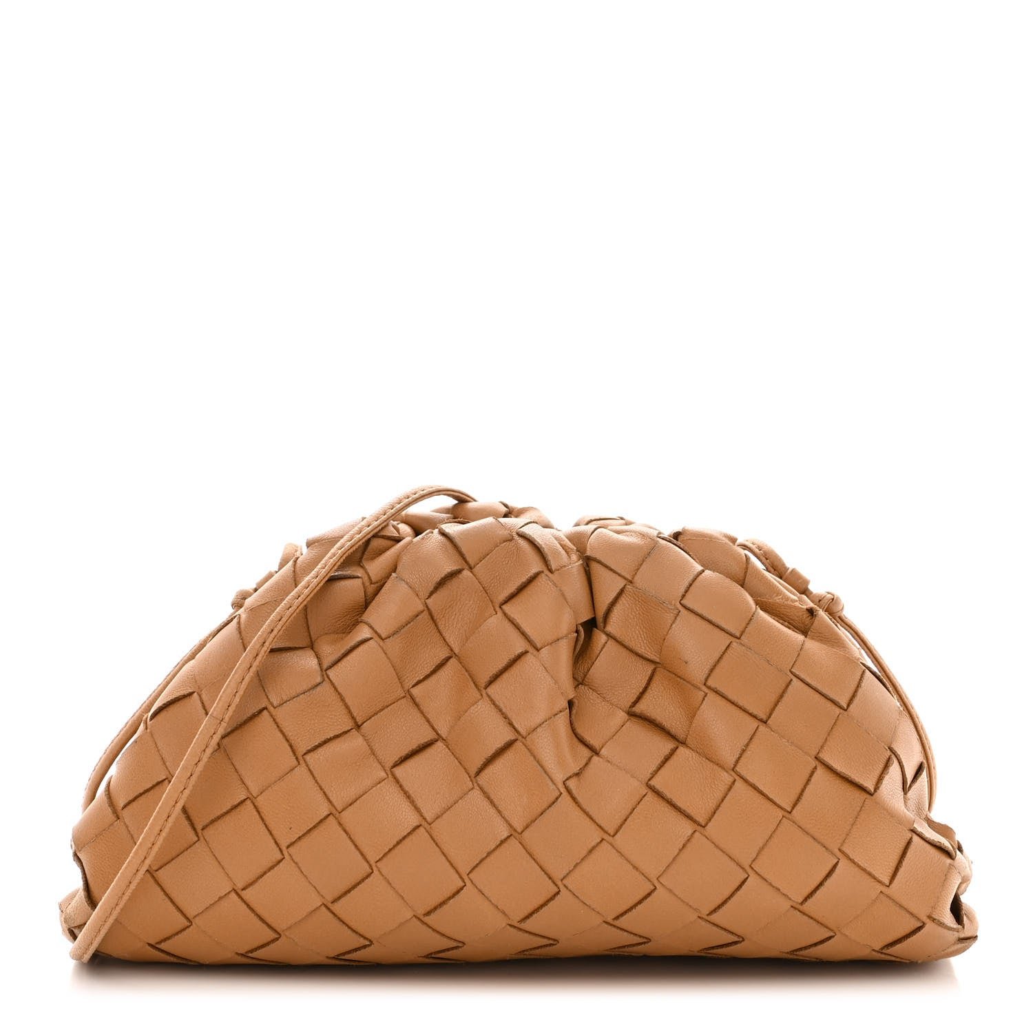 Bottega Veneta Nappa Intrecciato The Mini Pouch Carmel