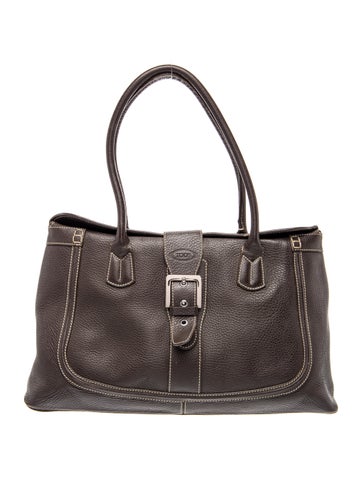 Leather Top Handle Bag